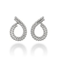 Boucles d'oreilles Golay Femme in Or blanc Diamante OMPF020DI096 0.80 G VS
